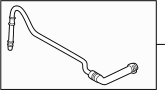 View Tube. Return. Cooler. Pipe. Oil. (Lower) Full-Sized Product Image