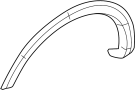 Image of Mount. Flare. (Front). A body piece that covers. image for your 2009 Ford F-150 5.4L Triton V8 FLEX A/T 4WD XLT Extended Cab Pickup Fleetside 