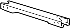 Image of Frame Crossmember image for your 2006 Ford F-150 5.4L Triton V8 FLEX A/T 4WD XLT Extended Cab Pickup Fleetside 
