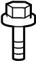 View Bolt. Bracket. Alternator.  Full-Sized Product Image