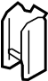 View Folding Seat Lock Striker Full-Sized Product Image