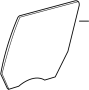 View Door Glass (Rear) Full-Sized Product Image 1 of 2