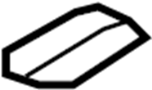View Truck Bed Molding Cap (Upper) Full-Sized Product Image 1 of 4