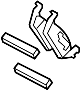 View Disc Brake Pad Set (Rear) Full-Sized Product Image