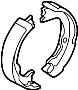 View Parking Brake Shoe Full-Sized Product Image