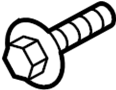 Image of Screw. Trim. Support. Molding. Wheel. A screw that is used to. image for your Ford