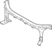 Image of Radiator Support Panel (Front, Upper, Lower) image for your 2023 Ford F-150 3.5L PowerBoost V6 FULL HYBRID EV-GAS (FHEV) A/T RWD XL Standard Cab Pickup Fleetside 
