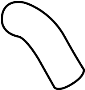 Image of Hose. WATER. Outlet. Coolant. Flexible hose that is. image for your 2024 Ford F-250 Super Duty 6.7L Power-Stroke V8 DIESEL A/T 4WD XLT Crew Cab Pickup Fleetside 