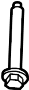 Image of Tow Hook Bolt image for your 2019 Ford F-150 5.0L V8 FLEX A/T 4WD Lariat Extended Cab Pickup Fleetside 