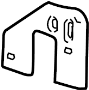 Image of Frame Rail End Bracket (Front) image for your 2019 Ford F-150 5.0L V8 FLEX A/T 4WD Lariat Extended Cab Pickup Fleetside 