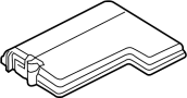 Image of Junction Block Cover (Upper) image for your 2018 Ford Police Interceptor Sedan   
