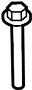 View Engine Mount Bolt (Front, Lower) Full-Sized Product Image