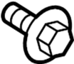 Image of Shield. Splash. Screw. Bolt. Dust. A Bolt used to secure. image for your 2019 Ford F-150 3.0L Power-Stroke V6 DIESEL A/T RWD XL Standard Cab Pickup Fleetside 