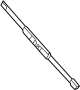 View Windshield Wiper Blade (Front) Full-Sized Product Image