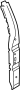 Image of Pillar. REINFORCED. (Rear, Upper). Body B-Pillar. image for your 2024 Ford F-150 2.7L EcoBoost V6 A/T 4WD XLT Crew Cab Pickup Fleetside 