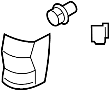 Image of Truck Cab Corner Trim Panel (Lower) image