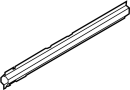 Image of Rocker Panel Reinforcement (Front) image for your 2024 Ford F-150 2.7L EcoBoost V6 A/T 4WD XLT Crew Cab Pickup Fleetside 
