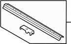 View Floor Pan Crossmember Full-Sized Product Image