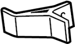 Image of Instrument Panel Crossmember Bracket (Upper, Lower) image for your 2015 Ford F-150 5.0L V8 FLEX A/T RWD XL Extended Cab Pickup Fleetside 