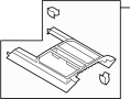 Image of Console Trim Panel (Front, Rear, Upper, Lower) image for your 2016 Ford Transit-350   