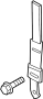 Image of Child. Seat. Anchor. Plate. BRACKET. A component that. image for your 2023 Ford F-150 Lightning   