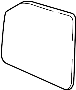 Image of Door Mirror Glass (Rear) image for your 2019 Ford F-150 3.3L Duratec V6 FLEX A/T 4WD XL Standard Cab Pickup Fleetside 