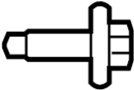 View Bolt. Bracket. Mount. Bumper. Plate. (Front, Upper, Lower) Full-Sized Product Image