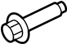 Image of Bolt. Pump. Water. (Upper, Lower). A threaded rod with a. image for your 2022 Ford F-150 5.0L V8 FLEX A/T 4WD SSV Crew Cab Pickup Fleetside 