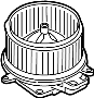 View Blower motor. FAN AND MOTOR ASSEMBLY.  Full-Sized Product Image