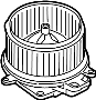 View Blower motor. FAN AND MOTOR ASSEMBLY.  Full-Sized Product Image