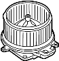 View Blower motor. FAN AND MOTOR ASSEMBLY.  Full-Sized Product Image
