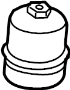 Image of Engine Oil Filter Cover image for your 2019 Ford F-150  Lariat Extended Cab Pickup Fleetside 