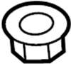 View Nut. Mount. Bracket. (Front, Rear, Upper) Full-Sized Product Image
