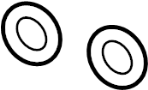 View Seal. Cover. Valve. (Front, Lower) Full-Sized Product Image 1 of 10