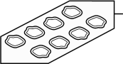 View Gasket. Manifold. Intake. (Upper) Full-Sized Product Image 1 of 2