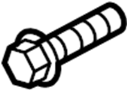 View Bolt. Pulley. Engine. Crankshaft. Harmonic Balancer.  Full-Sized Product Image