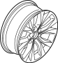 Image of Wheel image for your 2022 Ford Transit-350 3.5L EcoBoost V6 A/T AWD Base Extended Cargo Van 