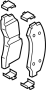 View Disc Brake Pad Set (Front) Full-Sized Product Image