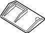 View Interior Rear View Mirror Cover (Upper, Lower) Full-Sized Product Image