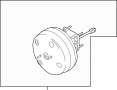 Image of Power Brake Booster image for your 2008 Ford F-250 Super Duty   