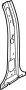 View Pillar. REINFORCED. (Rear, Upper) Full-Sized Product Image