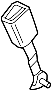 View Seat Belt Receptacle Full-Sized Product Image