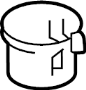 Image of Holder - Cup. Insert. image for your 2018 Ford F-250 Super Duty 6.2L V8 FLEX A/T RWD XLT Crew Cab Pickup Fleetside 