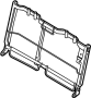 Image of Seat Back Frame (Rear, Upper) image for your 2009 Ford F-150 5.4L Triton V8 FLEX A/T RWD XLT Extended Cab Pickup Fleetside 