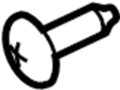 Image of Latch. Bolt. SCrew. (Lower). A threaded rod with a. image for your Ford Bronco  