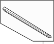 Image of Truck Bed Molding (Upper) image for your 2015 Ford F-150   