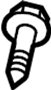 Image of Bolt. (Rear). A Bolt which secures the. image for your 2024 Ford F-150 3.5L EcoBoost V6 A/T RWD XLT Extended Cab Pickup Fleetside 