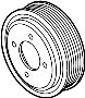 View Engine Water Pump Pulley Full-Sized Product Image
