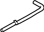 View Engine Coolant Overflow Hose (Upper) Full-Sized Product Image