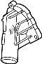 Image of Engine Coolant Thermostat Housing (Upper) image for your 1999 Ford E-250 Econoline   